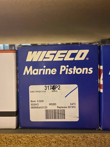 Wiseco Marine Piston Kit 3174P2 OMC 73 Cross Flow +.020 3520KD