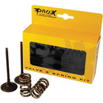 Pro-X Steel Exhaust Valve & Spring Kit - Kaw KX250F (04-13) Suz RM-Z 250 (04-06)